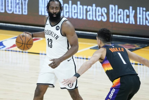 NBA-哈登38+11致命一击保罗29分篮网128-124逆转太阳迎四连胜（今日整编）