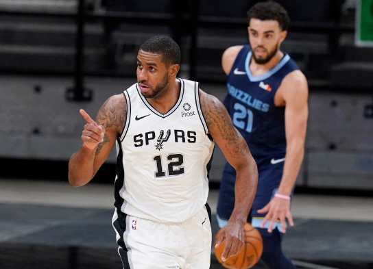 NBA-灰熊133-102双杀马刺迎7连胜莫兰特13+8德罗赞14分（今日统编）